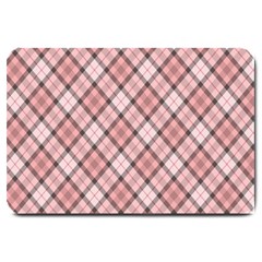 Pink Burberry, Abstract Large Doormat by nateshop