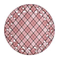 Pink Burberry, Abstract Ornament (round Filigree) by nateshop