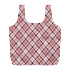 Pink Burberry, Abstract Full Print Recycle Bag (l) by nateshop