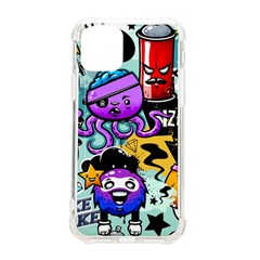 Cartoon Graffiti, Art, Black, Colorful Iphone 11 Pro 5 8 Inch Tpu Uv Print Case by nateshop