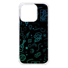 Cartoon, Halloween, Black, Dark iPhone 14 Pro TPU UV Print Case