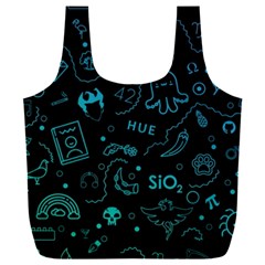 Cartoon, Skull, Dark, Dead Full Print Recycle Bag (xxxl) by nateshop