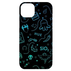 Cartoon, Skull, Dark, Dead iPhone 14 Plus Black UV Print Case