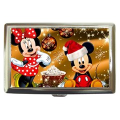 Cartoons, Disney, Merry Christmas, Minnie Cigarette Money Case by nateshop