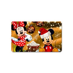 Cartoons, Disney, Merry Christmas, Minnie Magnet (name Card) by nateshop