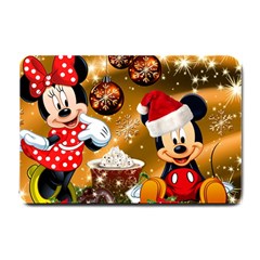 Cartoons, Disney, Merry Christmas, Minnie Small Doormat by nateshop