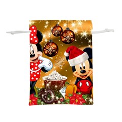 Cartoons, Disney, Merry Christmas, Minnie Lightweight Drawstring Pouch (m) by nateshop