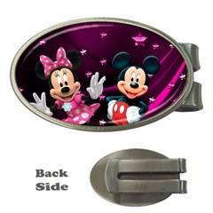 Cartoons, Disney, Mickey Mouse, Minnie Money Clips (oval)  by nateshop