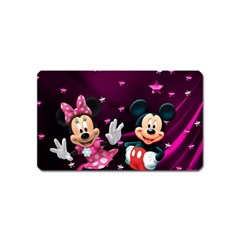 Cartoons, Disney, Mickey Mouse, Minnie Magnet (name Card) by nateshop