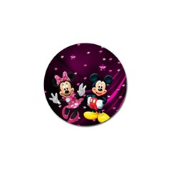 Cartoons, Disney, Mickey Mouse, Minnie Golf Ball Marker (4 Pack) by nateshop