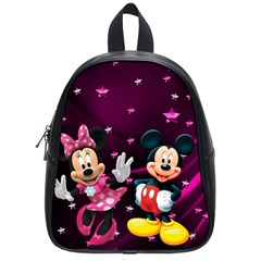 Cartoons, Disney, Mickey Mouse, Minnie School Bag (small) by nateshop