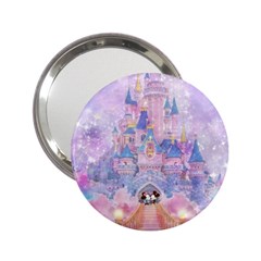 Disney Castle, Mickey And Minnie 2 25  Handbag Mirrors by nateshop