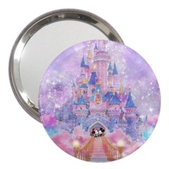 Disney Castle, Mickey And Minnie 3  Handbag Mirrors by nateshop