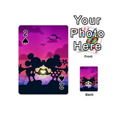 Mickey And Minnie, Mouse, Disney, Cartoon, Love Playing Cards 54 Designs (mini) by nateshop