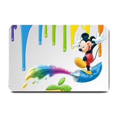 Mickey Mouse, Apple Iphone, Disney, Logo Small Doormat by nateshop