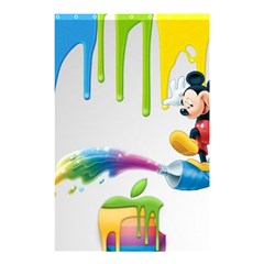 Mickey Mouse, Apple Iphone, Disney, Logo Shower Curtain 48  X 72  (small)  by nateshop