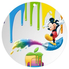 Mickey Mouse, Apple Iphone, Disney, Logo Uv Print Acrylic Ornament Round by nateshop