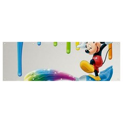 Mickey Mouse, Apple Iphone, Disney, Logo Banner And Sign 12  X 4  by nateshop