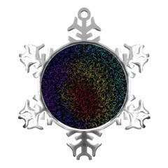 Minimal Glory Metal Small Snowflake Ornament by nateshop