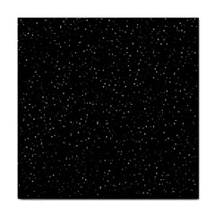 Simple Starry Sky, Alone, Black, Dark, Nature Tile Coaster by nateshop