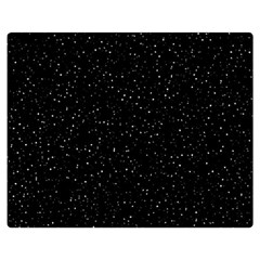 Simple Starry Sky, Alone, Black, Dark, Nature Two Sides Premium Plush Fleece Blanket (medium) by nateshop