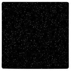 Simple Starry Sky, Alone, Black, Dark, Nature Uv Print Square Tile Coaster  by nateshop