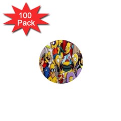 The Simpsons, Cartoon, Crazy, Dope 1  Mini Magnets (100 Pack)  by nateshop