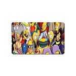 The Simpsons, Cartoon, Crazy, Dope Magnet (Name Card) Front