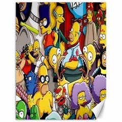 The Simpsons, Cartoon, Crazy, Dope Canvas 12  X 16  by nateshop
