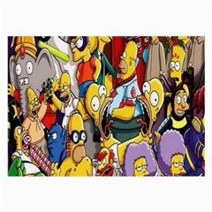 The Simpsons, Cartoon, Crazy, Dope Large Glasses Cloth by nateshop