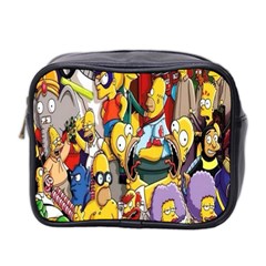 The Simpsons, Cartoon, Crazy, Dope Mini Toiletries Bag (two Sides) by nateshop