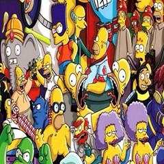 The Simpsons, Cartoon, Crazy, Dope Play Mat (rectangle) by nateshop