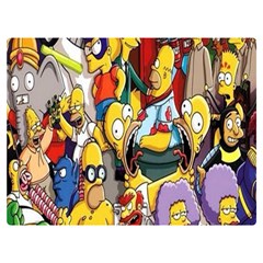 The Simpsons, Cartoon, Crazy, Dope Two Sides Premium Plush Fleece Blanket (extra Small)
