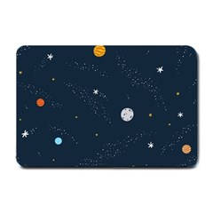 Universe Color Doodle , Art Small Doormat by nateshop