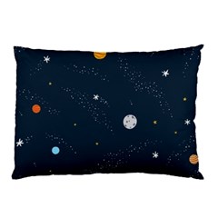 Universe Color Doodle , Art Pillow Case (two Sides) by nateshop