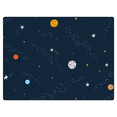 Universe Color Doodle , Art Two Sides Premium Plush Fleece Blanket (extra Small)