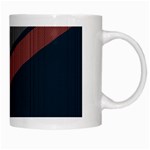 Abstract, Cool, Dark New, Pattern, Race White Mug Right