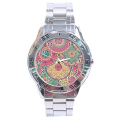 Pattern , Comic, Art, Supreme, Designs Stainless Steel Analogue Watch