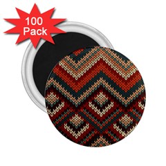 Fabric Abstract Pattern Fabric Textures, Geometric 2.25  Magnets (100 pack) 