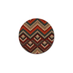 Fabric Abstract Pattern Fabric Textures, Geometric Golf Ball Marker by nateshop