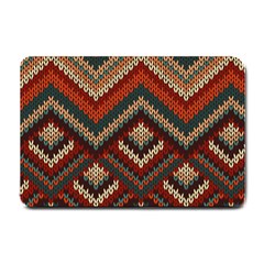 Fabric Abstract Pattern Fabric Textures, Geometric Small Doormat by nateshop