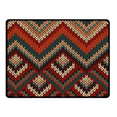 Fabric Abstract Pattern Fabric Textures, Geometric Fleece Blanket (Small)