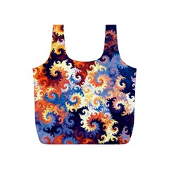 Spirals, Colorful, Pattern, Patterns, Twisted Full Print Recycle Bag (s) by nateshop