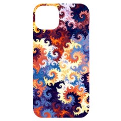 Spirals, Colorful, Pattern, Patterns, Twisted Iphone 14 Plus Black Uv Print Case by nateshop