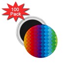 Rainbow Beautiful Seamless Pattern 1.75  Magnets (100 pack)  Front