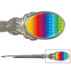 Rainbow Beautiful Seamless Pattern Letter Opener