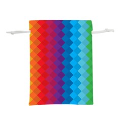 Rainbow Beautiful Seamless Pattern Lightweight Drawstring Pouch (s)