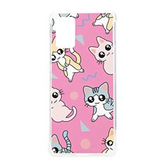 Cute Animal Little Cat Seamless Pattern Samsung Galaxy S20plus 6 7 Inch Tpu Uv Case by Cemarart