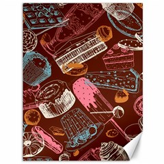 Sweet Food Seamless Pattern Canvas 36  X 48 