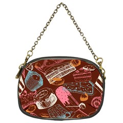 Sweet Food Seamless Pattern Chain Purse (one Side)